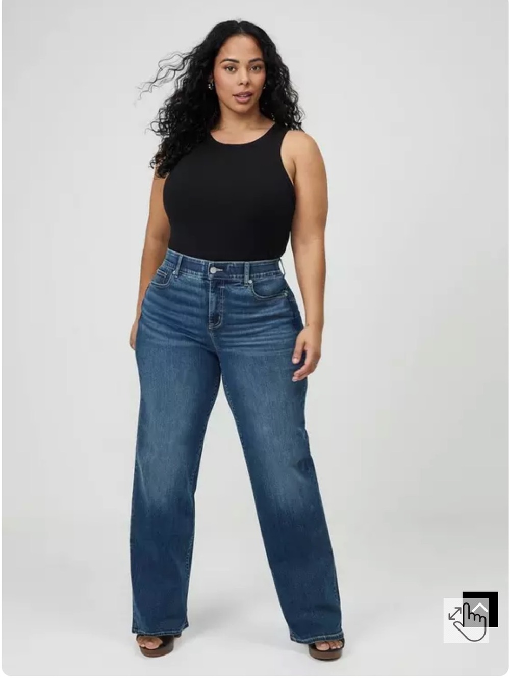 Bombshell Wide-Leg High Rise Jeans